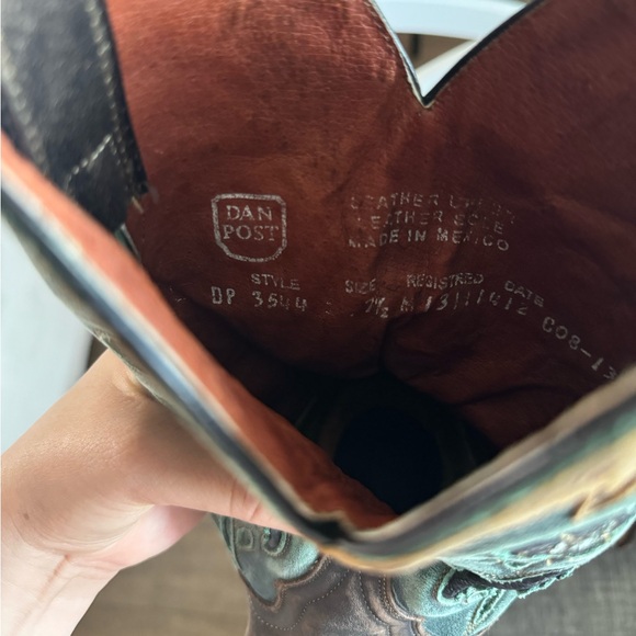 Dan Post Boots, Vintage Bluebird , women’s size 7 1/2 - Picture 6 of 8